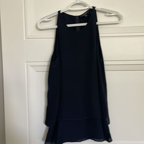 Theory Black Silk Falice Tank Top - Picture 3 of 5